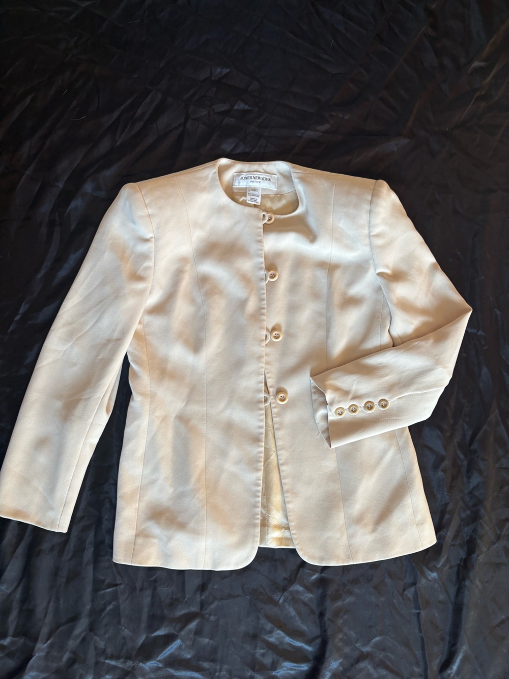 Tan Blazer w Shoulder Pads